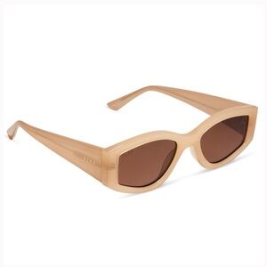 Diff Eyewear Beige Sunglasses